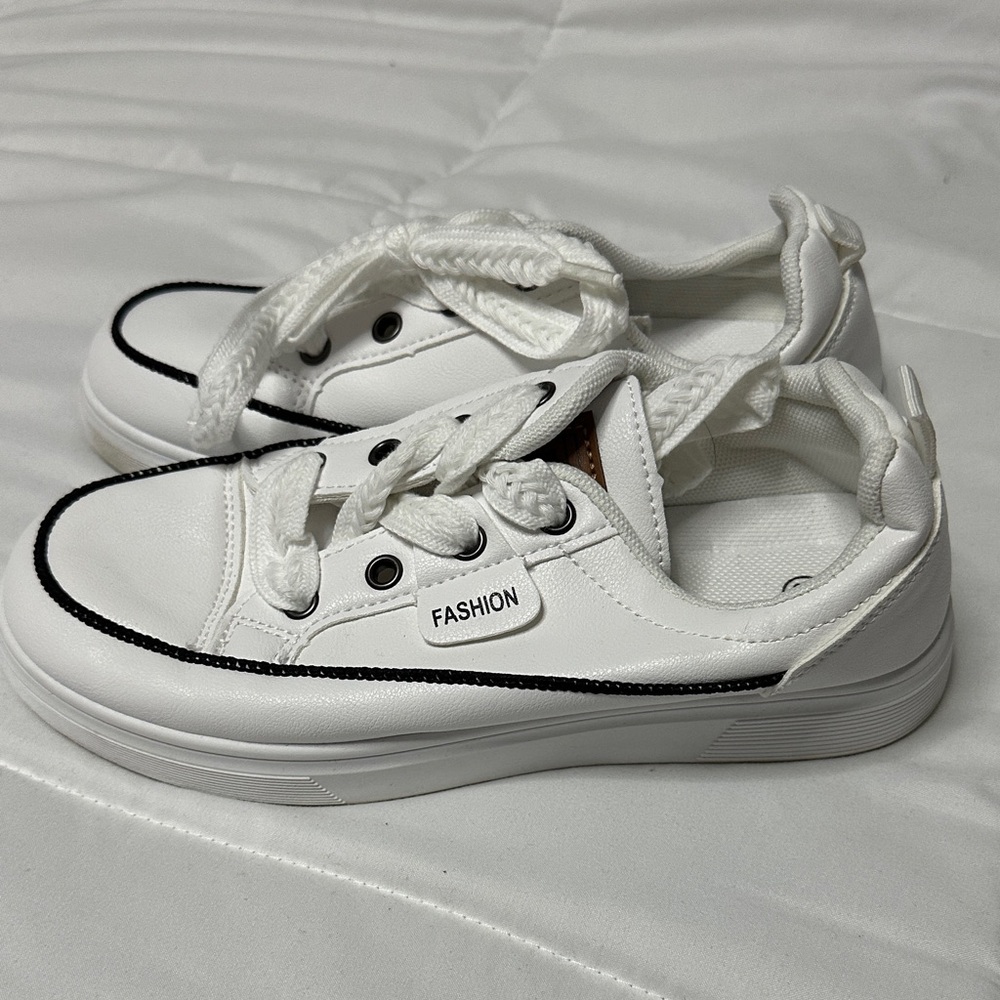 White and Black Sneakers